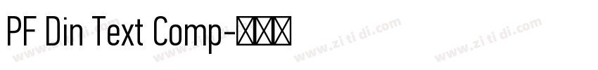 PF Din Text Comp字体转换